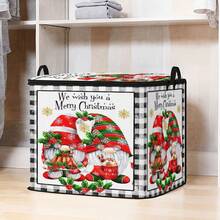 1pc Large Capacity Star-Shaped Lid Storage Box, Foldable Organizer Bin, Suitable For Blankets And Quilts, Equipped With Durable Zipper, Perfect Holiday Home Gift, Can Be Used For Under-Bed Storage. With Lid Organizer Bin, With Lid Storage Box, Extra Large Quilt Organizer Bin, With Lid Storage Box, Storage Box, With Lid Storage Box, Storage Cabinet, Medicine Storage Box, Box-Style Storage, Storage Bin, Cabinet - Multicolor - View 9