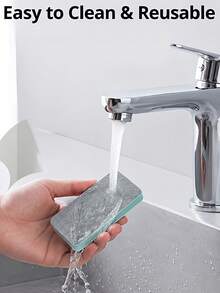 Glass Cleaning Brush, Multi-Functional Window Glass Cleaning Tool, Reusable Cleaning Cloth Towel, Home Use, Bathroom Mirror, Shower Room, Tile, Bathroom Home Halloween Decor, Bathroom Accessories, Travel Essentials - One Size Fits All - View 8