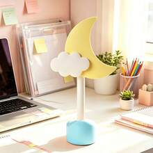 Crescent Moon Cloud Game Controller Headphone Stand, 3D‑Printed Desk Organizer Holder, Cute Aesthetic Desktop Decor, Birthday Christmas Halloween Thanksgiving Holiday Gift For Game Lovers - A - View 9