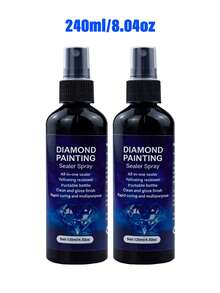 60ML/120ML/200ML/240ML Upgraded Diamond Painting Sealing Spray - 30 Minute Quick Dry Diamond Painting Sealer, Makes Diamond Painting Fixed And Shiny, Diamond Painting Accessories And Tools, Easy To Use, No Brush Needed (1pc) - View 10