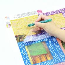 Colored Reusable Diamond Painting Segmented Frame Release Film, Non-Stick Transparent Release Paper, 5D Diamond Painting Accessories And Tools, Suitable For Diamond Painting Enthusiasts. - Sets - View 8