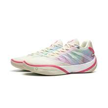 LI‑NING WADE SHADOW 8 Men's Basketball Shoes Shock‑Absorbing For Basketball Badminton Pickleball ABPW023 - Off-white/Breeze Purple - View 3