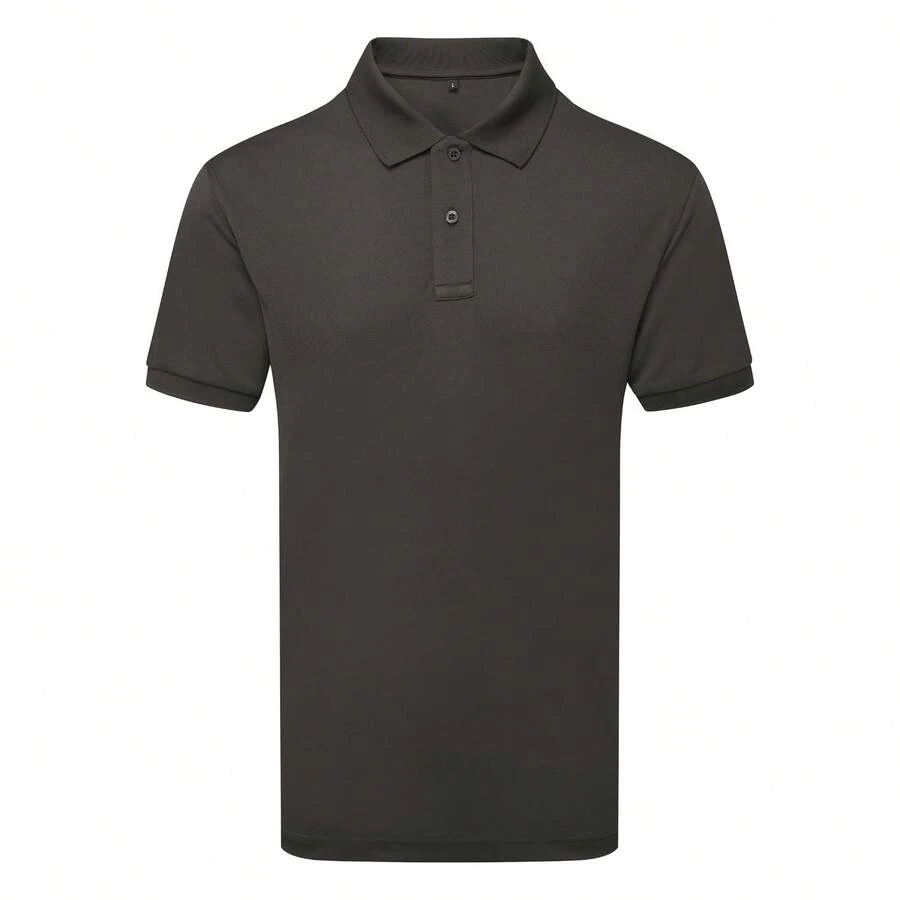 Roly Asquith & Fox Mens Glacier Tech Polo Shirt - Charcoal - View 1