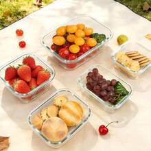 Food Dispensers - 8-piece Glass Container Set - View 4