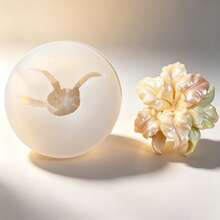 Cetakan Silikon Lilin Aroma Bunga Iris DIY Cetakan Kerajinan Resin Liontin Ornamen Sabun Buatan Tangan Model Baru 2026 - A - View 2
