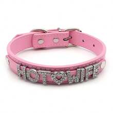 New Hot Sexy Lingerie Accessories PU Leather Letters Choker Collar Rhinestone Customized Punk Rivet Collar Chocker Jewelry Cosplay Sexy Party Gifts - Multicolor - View 14