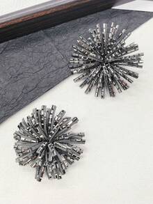 2PCS Luxury Rhinestone Fireworks Shoe Laces Charms For Women Sneakers Boots Retro Shoelaces DIY Decorations Buckles Removable Shoe Clips Accessories - Multicolor - View 13