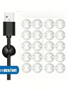 10 Pieces Cable Clasp Set For Car Dashboard - Streamlines Charging & Audio - Versatile Organizer Clips For A Clutter-Free Ride With Secure Phone Charging - A - View 13