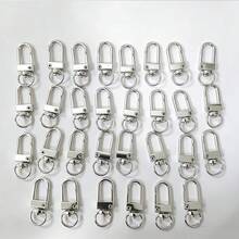 5/10/20/30/50Pcs Zinc Alloy Swivel Snap Hooks, Metal Trigger Clasps, DIY Hardware Accessories For Keychains, Bags & Bracelet Charms - Keychain - View 12