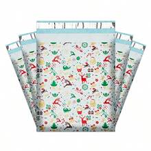 Wholesale Thickened Christmas Print Plastic Courier Bags And Boot-Shaped Gift Packaging Bags - A - View 8