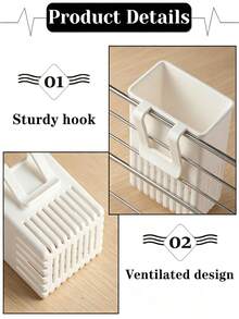 2pcs/4pcs Cutlery Drying Rack - Utensil Drainer | Cutlery Drainer For Sink | Drying Rack Holder | Kitchen Drying Basket | Spoon Knife And Fork Storage Basket | Silverware Holder And Cutlery Drainer For Spoons - One Size Fits All - View 10