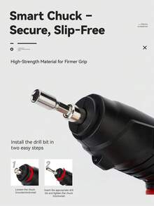 Set Obeng Listrik Lithium-Ion Isi Ulang 47 Buah, Obeng Mini Multifungsi untuk Perbaikan di Rumah dan Mobil (Penggunaan Ganda). - A - View 9