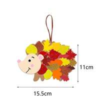 Kerajinan Tangan DIY Musim Gugur untuk Anak Laki-Laki, Seni & Kerajinan, Dekorasi Thanksgiving Musim Gugur - landak - View 3