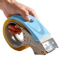 Metal Hand‑Operated Carton Sealer, Packing Tape Dispenser Cutter For Clear Tape, Portable Box Sealing Tape Tool, Heavy‑Duty Hand Tape Cutter For Shipping & Parcel Packing, Practical Packaging Tool For Express Delivery, Household Mailing Tasks - Multi-color - View 7