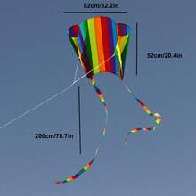 Colorful Mini Soft Kite, Comes With 30m Flying Line, Ideal For Outdoor Recreation, Kite Winder In Random Color Shipped - Colorful Style 2 - View 4