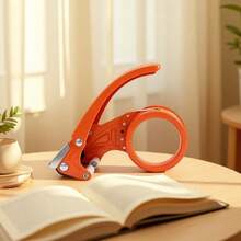 New Metal Hand‑Held Tape Dispenser, Portable Box Sealing Tape Gun, Heavy‑Duty Carton Sealer Cutter For Shipping & Packing, Practical Packaging Tape Tool For Warehouse, Logistics, Household Mailing & Box Packing Tasks - Multi-color - View 7