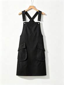 1pc Adjustable Strap Apron With Buckle, Large Pocket For Convenient Storage, Suitable For Home Kitchen, Cooking, Painting, Coffee Brewing, Floral Arrangement, Indoor And Outdoor Use, Unisex, High Quality, Durable, Perfect Holiday Gift - Multicolor - View 12