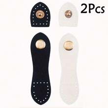 1pc/2pcs/4pcs/5pcs Artificial Leather Snap Fasteners, Sew-On DIY Handmade Buttons, Suitable For Wallets, Handbags, Phone Cases, Jackets, Notebooks And Clothing Sewing Zippers - Multicolor - View 33