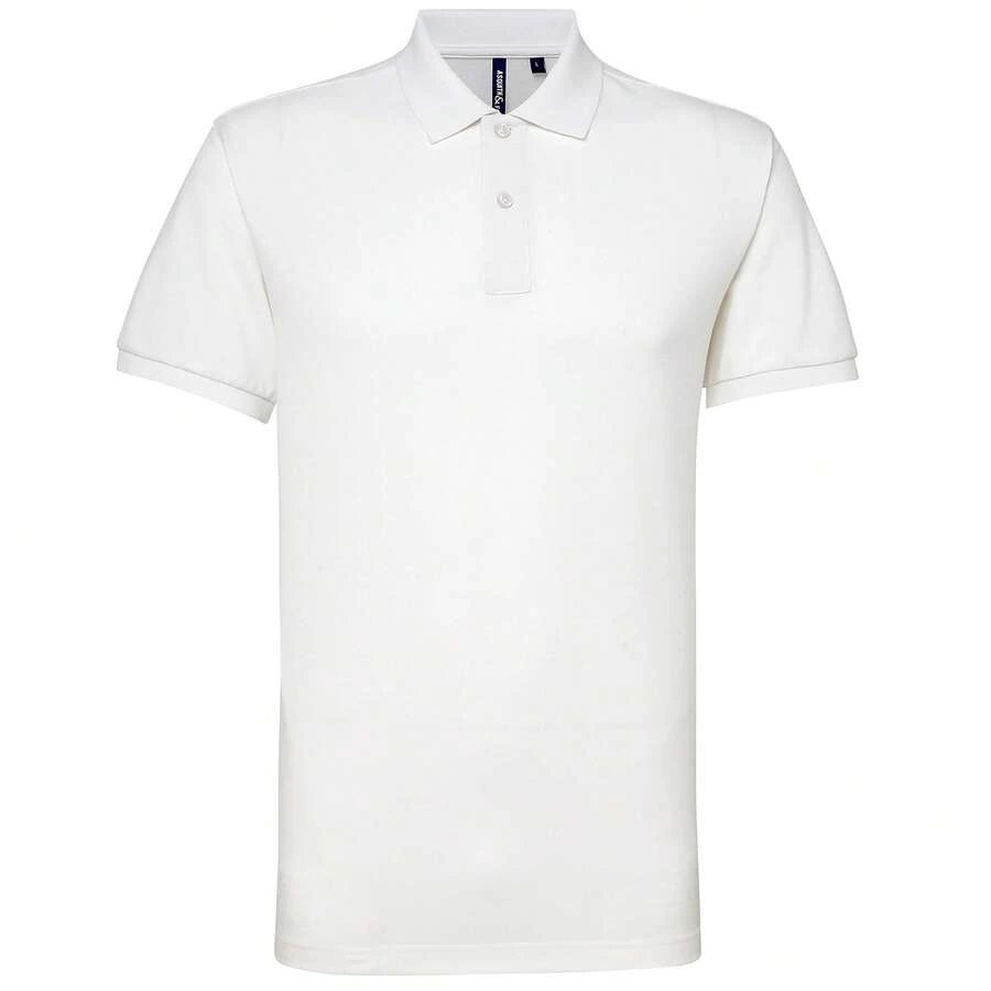 Roly Asquith & Fox Mens Short Sleeve Performance Blend Polo Shirt - White - View 1