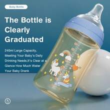 Baby Bottle Nipple Cup 160ml/240ml Cartoon Baby Water Bottle Cup - Multicolor - View 6