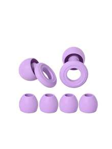 Comfortable Reusable Silicone Earplugs, Noise Reduction Hearing Protection Ear Plugs, Lightweight Soft Earplugs For Sleeping Snoring Office Work Airplane Travel - Multicolor - View 14