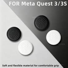 Soft Thumbstick Caps For Me Ta Quest 3/Quest 3S Touch Plus Controllers, Non-Slip Joystick Grip Covers, VR Controller Accessories - View 5