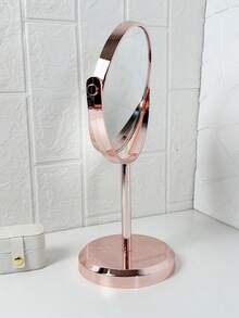 European Style Coated Desktop Double-Sided Large Princess Mirror - Rose Gold - View 4