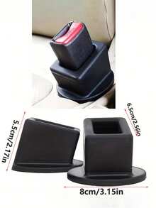 1/2/5pcs Silicone Seat Belt Buckle Holder, Keeps Buckle Upright For Easy Access, Fits Most Car Seat Belt Buckles - Multicolor - View 10