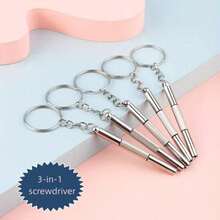 Set Obeng Mini Presisi Baja 5 Buah untuk Perbaikan Kacamata/Jam Tangan, Kit Obeng Mini Multifungsi untuk Perbaikan Kacamata, Cocok untuk Memperbaiki Lensa Kacamata Fashion, Bingkai Kacamata, Jam Tangan, dan Kacamata. - Obeng multifungsi - View 7