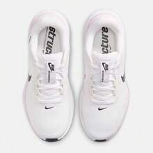 Sepatu Lari Kasual Nike Zoom Structure 26 yang Nyaman, Serbaguna, dan Mendukung, Model Low-Top, Wanita, Putih/Merah Muda - Berwarna merah muda - View 8