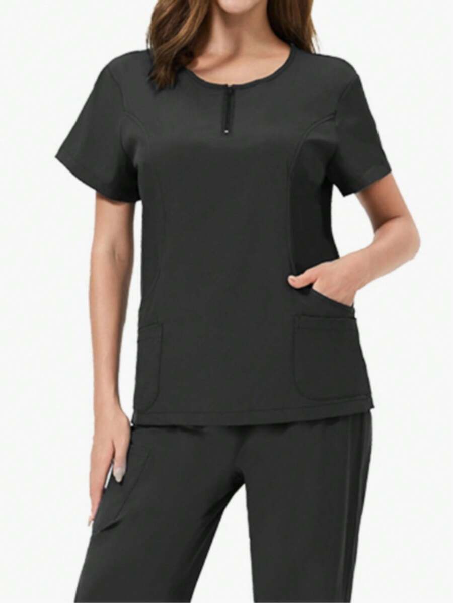 Scrub Sets - Black - View 1