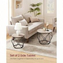 Nesting Tables - Greige + Black - View 3