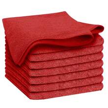 Microfiber Washcloths Towel And Face Cloths Pack Of 24/4/8/12, 12" X 12" Highly Absorbent And Soft Face Towels Wash Cloths For Bathroom, Gym, Hotel And Spa, Fast Drying Multi-Purpose Cleaning Cloth - Multicolor - View 48