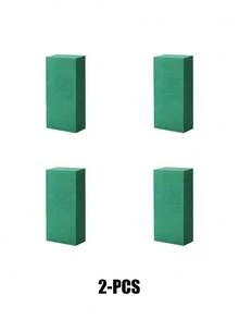 1/2/4/6pcs Universal Dry & Wet Floral Foam Bricks, Green Foam Blocks, Soft Cork For Fixing Roses, Green Soft Cork, Suitable For Floral Arrangement, Handmade DIY Bouquets, Garden Decor, Wedding Decoration And Garden Planters - Square - View 14