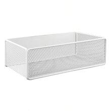 1pc Magnetic Mesh Iron Storage Rack, Black/White, Suitable For Refrigerator And Washing Machine. It Has Magnetic Storage Boxes For Storing Kitchen Seasonings, Laundry Detergent, Etc. - Multicolor - View 20