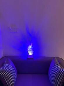 1 buah Lampu Proyeksi Gelombang Air Aurora, Bertenaga USB - LED Gradasi 16 Warna, Kontrol Sentuh/Remote, Lampu Tidur Kamar Tidur, Menciptakan Suasana Romantis dan Nyaman, Lampu Proyeksi Malam Multifungsi, Hadiah Natal - MultiWarna - View 2