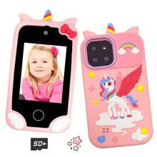 Kids Learning Smart Phone Toy With 2.8 Inch HD Screen Dual Camera Video Recording Educational Puzzle Games Lovely Gift For Children - Multicolor - View 1