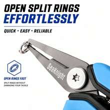 SeaKnight 4-In-1 Retractable Fishing Scissors & Line Cutter With Retractor Clip, Multi-Tool For Anglers - Blue - View 9