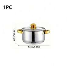 LAISONWARE 5-PC Golden Stainless Steel Pot Set - Multi-Function Saucepans For Holiday Cooking | All Cooktop Compatible & Dishwasher | Suit For Christmas & Thanksgiving Feast - View 15