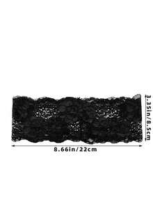 1pc Women's Lace Headband, Suitable For Daily Wear, Summer Hair Accessory, Vacation Beach Style Fashion Headband - Multicolor - View 13