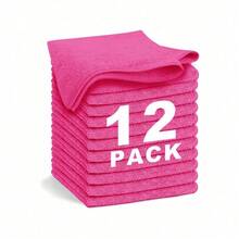 Microfiber Washcloths Towel And Face Cloths Pack Of 24/4/8/12, 12" X 12" Highly Absorbent And Soft Face Towels Wash Cloths For Bathroom, Gym, Hotel And Spa, Fast Drying Multi-Purpose Cleaning Cloth - Multicolor - View 20