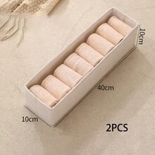 1 Foldable Clothes And Blanket Organizer With Clear Window And Handle, Reinforced Foldable Linen Storage Basket, Cloth Can Be Used As Window Wardrobe Organizer, Large Clothing Storage Box - Grey - View 10