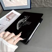 1件黑色背景復古人體心臟解剖圖案平板保護殼，附筆槽，相容 iPad 10代 Smart Case/Air 13(M3 2025)/Air 11/11(A16 2025)，相容 OPPO Pad，相容 MatePad，相容 Vivo Pad，相容 Honor Pad，相容 Xiaoxin Pad - 彩色 - 查看 9