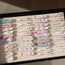 Set Jepit Rambut Multifungsi Multi-Gaya/Sanrio Hello Kitty Pink Lucu untuk Anak Perempuan, Cocok untuk Pelajar, Pesta, Cosplay, Jalan-jalan, Perjalanan, Liburan, dan Pemakaian Sehari-hari, Hadiah Sempurna untuk Halloween, Natal, Hari Valentine, Ulang Tahun untuk Teman dan Keluarga (Set Campuran Dikirim Secara Acak) - Jepit rambut (gaya acak) - View 6