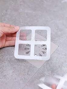 10/30/50/100 buah Filter Pembuangan Wastafel Dapur, Stiker Penutup Pembuangan Penangkap Rambut Kamar Mandi dan Shower, Sumbat Pembuangan Sekali Pakai - Putih - View 11