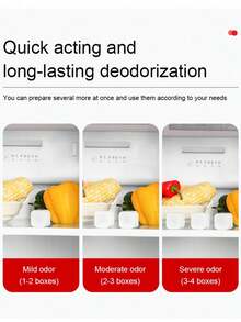 6 Packs Activated Carbon Air Purifying Bags, Refrigerator Deodorizer, Activated Carbon Air Purifying Bags, Suitable For Refrigerator, Wardrobe, Fresh Air, Deodorizing Tool, Suitable For School - A - View 6
