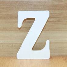 6 Inch White Wooden Letters, Unfinished Wooden Letters, Suitable For Wall Decoration, Standing Decorative Letters, Sliced Sign Decoration, Can Be Used For Crafts, Home Party Projects, Birthdays, Graduations, Etc., The Best Gift Choice. - 1PC - View 19