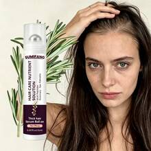 SUMIFANG Portable Rollerball Scalp Serum, Plant Peptide Complex Formula, Nourishes And Repairs Scalp, Strengthens Hair Roots, Promotes Fuller Hair, Apply Directly To Hair Roots, Lightweight And Non-Greasy, Suitable For Dry Or Slightly Damp Scalp, 15ml - Full Size - View 1