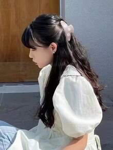 1件女款波點髮夾，可愛亮面髮爪夾，休閒日常髮型髮飾 - 彩色 - 查看 3