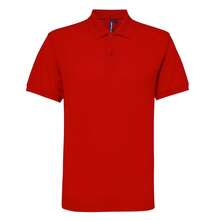 Roly Asquith & Fox Mens Short Sleeve Performance Blend Polo Shirt - Red - View 1